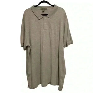 Men's Polo Shirt Basic Equipment Size 3X Gray